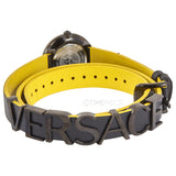 Versace V-Flare Quartz Black Dial Black Leather Strap Watch for Women - VEBN00518 Authentic Buy Shop Now