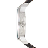 Diesel Mini Daddy LIght Blue Dial Brown Leather Strap Watch For Men - DZ7321 Authentic Buy Shop Now