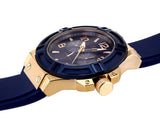 Guess Rigor Blue Dial Blue Silicone Strap Watch For Men - W0247G3 Authentic Buy Shop Now