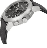 Burberry The City Grey Dial Black Leather Strap Watch for Men - BU9359 Authentic Buy Shop Now