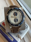 Fossil Wakefield Chronograph Cream Dial Brown Leather Strap Watch for Men - CH2951 Authentic Buy Shop Now