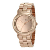 Marc Jacobs Marci Rose Gold Dial Rose Gold Steel Strap Watch for Women - MBM3099 Authentic Buy Shop Now