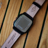 Fossil Inscription Automatic Skeleton Rose Gold Dial Black Leather Strap Watch for Men - BQ2572 Authentic Buy Shop Now