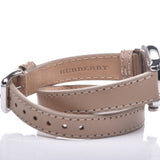 Burberry Utilitarian White Dial Pink Leather Strap Watch for Women - BU7847 Authentic Buy Shop Now