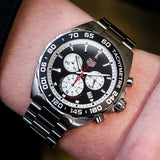 Tag Heuer Formula 1 Chronograph Black Dial Silver Steel Strap Watch for Men - CAZ101E.BA0842 Authentic Buy Shop Now