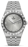 Tudor Royal Day Date Diamonds Automatic Silver Dial Silver Steel Strap Watch for Men - M28600-0002 Authentic Buy Shop Now