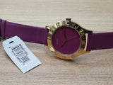 Marc Jacobs Purple Dial Purple Leather Strap Watch for Women - MBM1209 Authentic Buy Shop Now