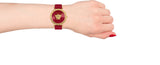 Versace Palazzo Empire Greca Red Dial Red Leather Strap Watch for Women - VEDV00319 Authentic Buy Shop Now