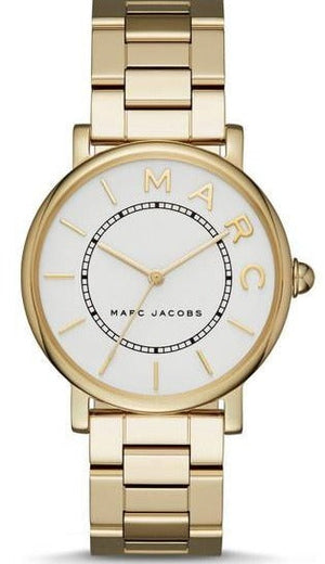 Marc Jacobs Roxy White Dial Gold Steel Strap Watch for Women - MJ3522 Authentic Buy Shop Now
