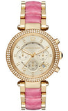 Michael Kors Parker Gold Dial Two Tone Steel Strap Watch for Women - MK6363 Authentic Buy Shop Now
