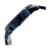 Guess Horizon Chronograph Black Dial Blue Steel Strap Watch For Men - W0379G5 Authentic Buy Shop Now