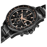 Maserati SFIDA Chronograph Black Dial Black Steel Strap Watch For Men - R8873640011 Authentic Buy Shop Now