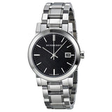 Burberry The City Black Dial Silver Steel Strap Watch for Women - BU9101 Authentic Buy Shop Now