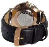 Daniel Wellington Classic Reading Black Dial Black Leather Strap Watch For Women - DW00100141 Authentic Buy Shop Now