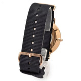 Daniel Wellington Classic Cornwall Black Dial Black Nylon Strap Watch For Women - DW00100148 Authentic Buy Shop Now