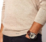 Fossil Coachman Chronograph White Dial Brown Leather Strap Watch for Men - CH2890 Authentic Buy Shop Now