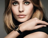 Gucci Diamantissima Quartz Black Dial Black Leather Strap Watch for Women - YA141501 Authentic Buy Shop Now
