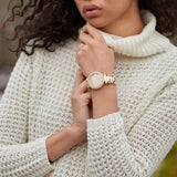 Michael Kors Parker Gold Mother of Pearl Dial Gold Steel Strap Watch for Women - MK6425 Authentic Buy Shop Now