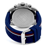 Tommy Hilfiger Decker Blue Dial Blue Rubber Strap Watch for Men - 1791476 Authentic Buy Shop Now