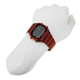 Fossil Retro Analog-Digital Black Dial Red Steel Strap Watch for Men - FS5897 Authentic Buy Shop Now