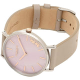 Coach Perry Mother of Pearl Dial Light Grey Leather Strap Watch for Women - 14503245 Authentic Buy Shop Now