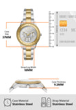 Fossil Stella Sport Multifunction Silver Dial Two Tone Steel Strap Watch for Women - ES5107 Authentic Buy Shop Now