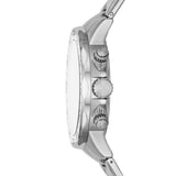 Fossil Bannon Multifunction Chronograph Silver Dial Silver Steel Strap Watch for Men - BQ2490 Authentic Buy Shop Now