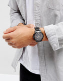 Fossil Townsman Chronograph Black Dial Black Steel Strap Watch for Men - FS5379 Authentic Buy Shop Now