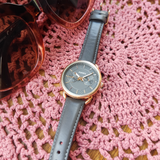 Fossil Tailor Grey Dial Grey Leather Strap Watch for Women - ES3913 Authentic Buy Shop Now
