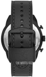 Fossil Bronson Chronograph Black Dial Black Leather Strap Watch for Men - FS5874 Authentic Buy Shop Now