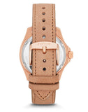 Fossil Cecile White Dial Beige Leather Strap Watch for Women - AM4532 Authentic Buy Shop Now