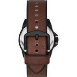 Fossil Nate Chronograph Brown Dial Brown Leather Strap Watch for Men - JR1511 Authentic Buy Shop Now