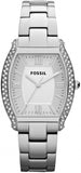Fossil Wallace Silver Dial Silver Steel Strap Watch for Women - ES3174 Authentic Buy Shop Now