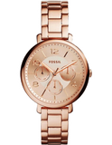 Fossil Jacqueline Rose Gold Dial Rose Gold Steel Strap Watch for Women - ES3665 Authentic Buy Shop Now