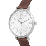 Fossil Jacqueline White Dial Brown Leather Strap Watch for Women - ES3708 Authentic Buy Shop Now