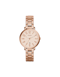 Fossil Jacqueline Rose Gold Dial Rose Gold Steel Strap Watch for Women - ES3970 Authentic Buy Shop Now
