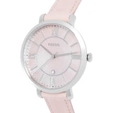 Fossil Jacqueline Blush Mother of Pearl Dial Pink Leather Strap Watch for Women - ES4151 Authentic Buy Shop Now
