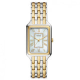 Fossil Raquel Three Hand Mother of Pearl Dial Two Tone Steel Strap Watch For Women - ES5305 Authentic Buy Shop Now