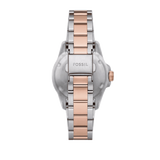 Fossil Blue Dive Three Hand Gray Dial Two Tone Steel Strap Watch For Women - ES5348 Authentic Buy Shop Now