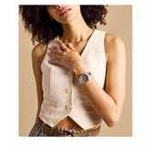 Fossil Blue Dive Three Hand Gray Dial Two Tone Steel Strap Watch For Women - ES5348 Authentic Buy Shop Now