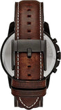 Fossil Grant Chronograph Brown Dial Brown Leather Strap Watch for Men - FS5088 Authentic Buy Shop Now