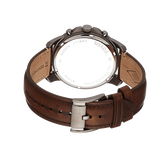 Fossil Grant Chronograph Brown Dial Brown Leather Strap Watch for Men - FS5214 Authentic Buy Shop Now