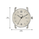 Fossil The Commuter White Dial Brown Leather Strap Watch for Men - FS5275 Authentic Buy Shop Now