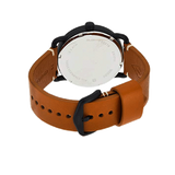 Fossil Commuter Three Hand Date Black Dial Brown Leather Strap Watch for Men - FS5276 Authentic Buy Shop Now