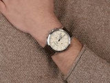 Fossil Forrester Chronograph White Dial Brown Leather Strap Watch for Men - FS5696 Authentic Buy Shop Now
