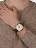 Fossil Forrester Chronograph White Dial Brown Leather Strap Watch for Men - FS5696 Authentic Buy Shop Now