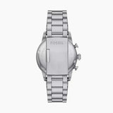 Fossil Sport Tourer Chronograph Green Dial Silver Steel Strap Watch for Men - FS6048 Authentic Buy Shop Now