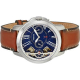 Fossil Grant Twist Multifunction Blue Dial Brown Leather Strap Watch for Men - ME1161 Authentic Buy Shop Now
