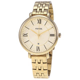 Fossil Jacqueline White Dial Gold Steel Strap Watch for Women - ES3434 Authentic Buy Shop Now