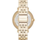 Fossil Jacqueline White Dial Gold Steel Strap Watch for Women - ES3434 Authentic Buy Shop Now